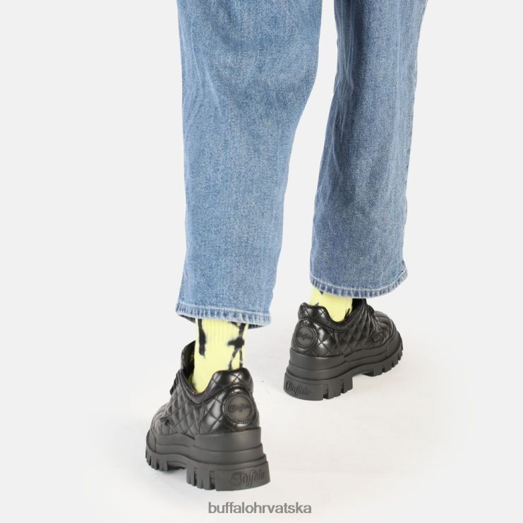 crno Buffalo aspha cls laceup lo tenisica niske veganske |tenisice TDD6T835